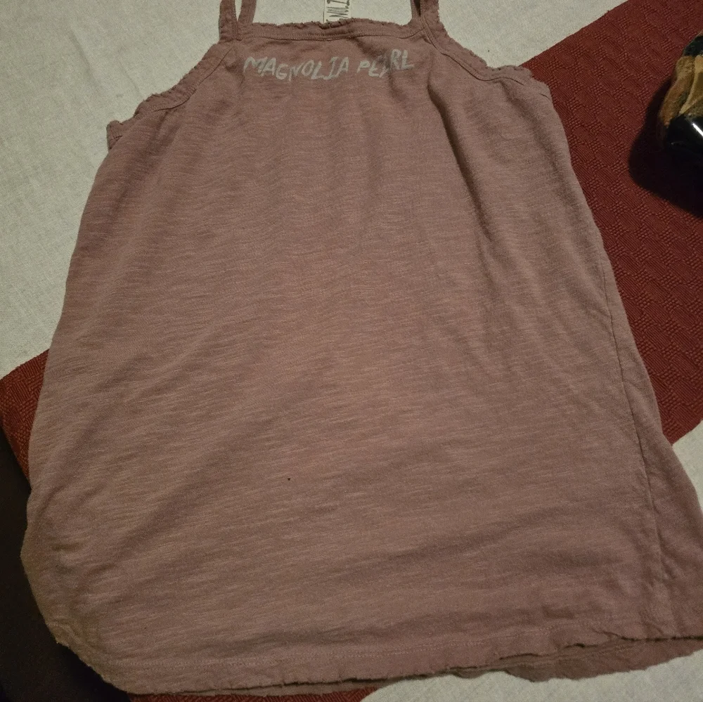 Magnolia Pearl Women's Pink Star Tank Top - Picture 4 of 4